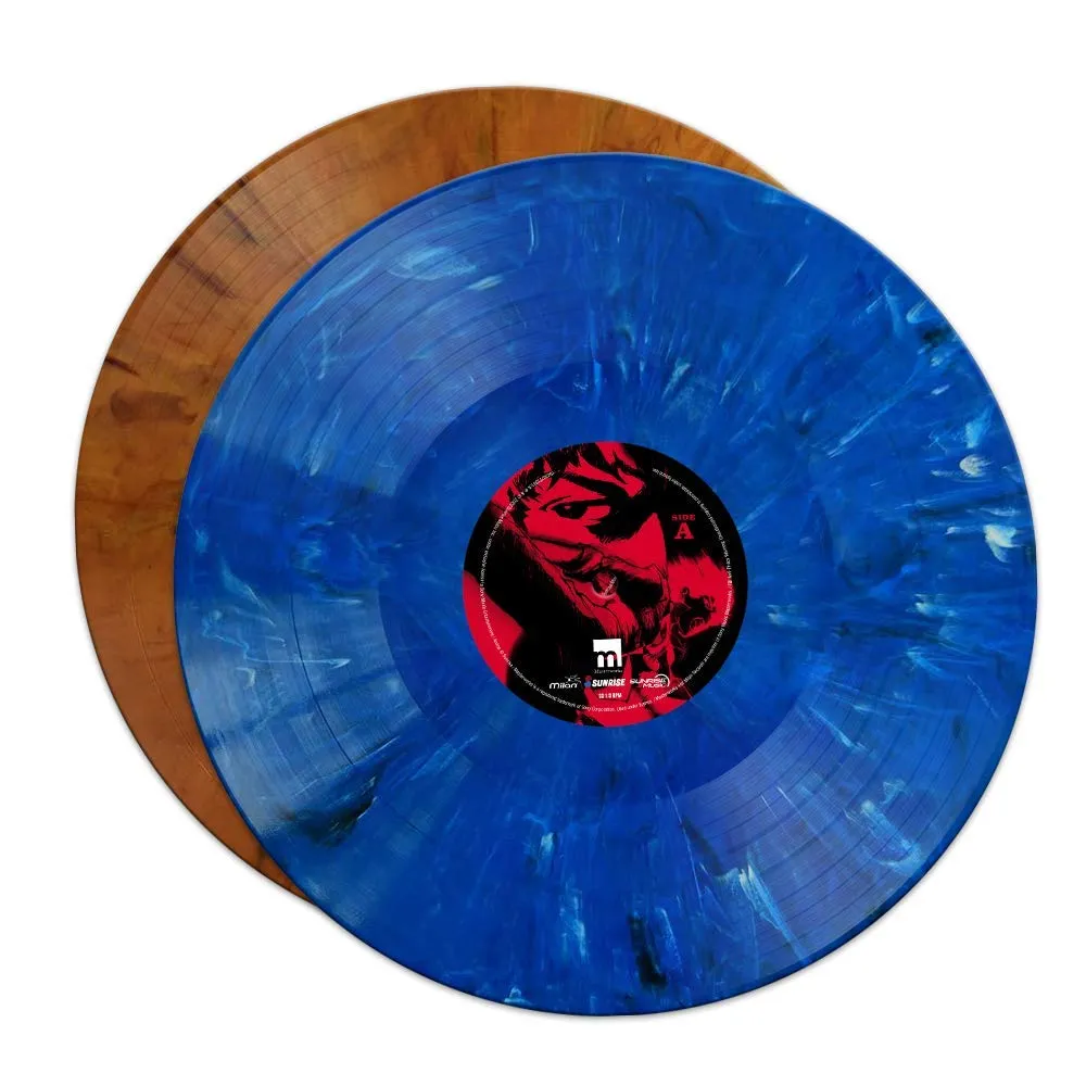 Cowboy Bebop (Original Series Soundtrack) Exclusive Limited Edition Blue and Orange Marble Colored 2x Vinyl LP (Only 1000 Copies Pressed Worldwide!)