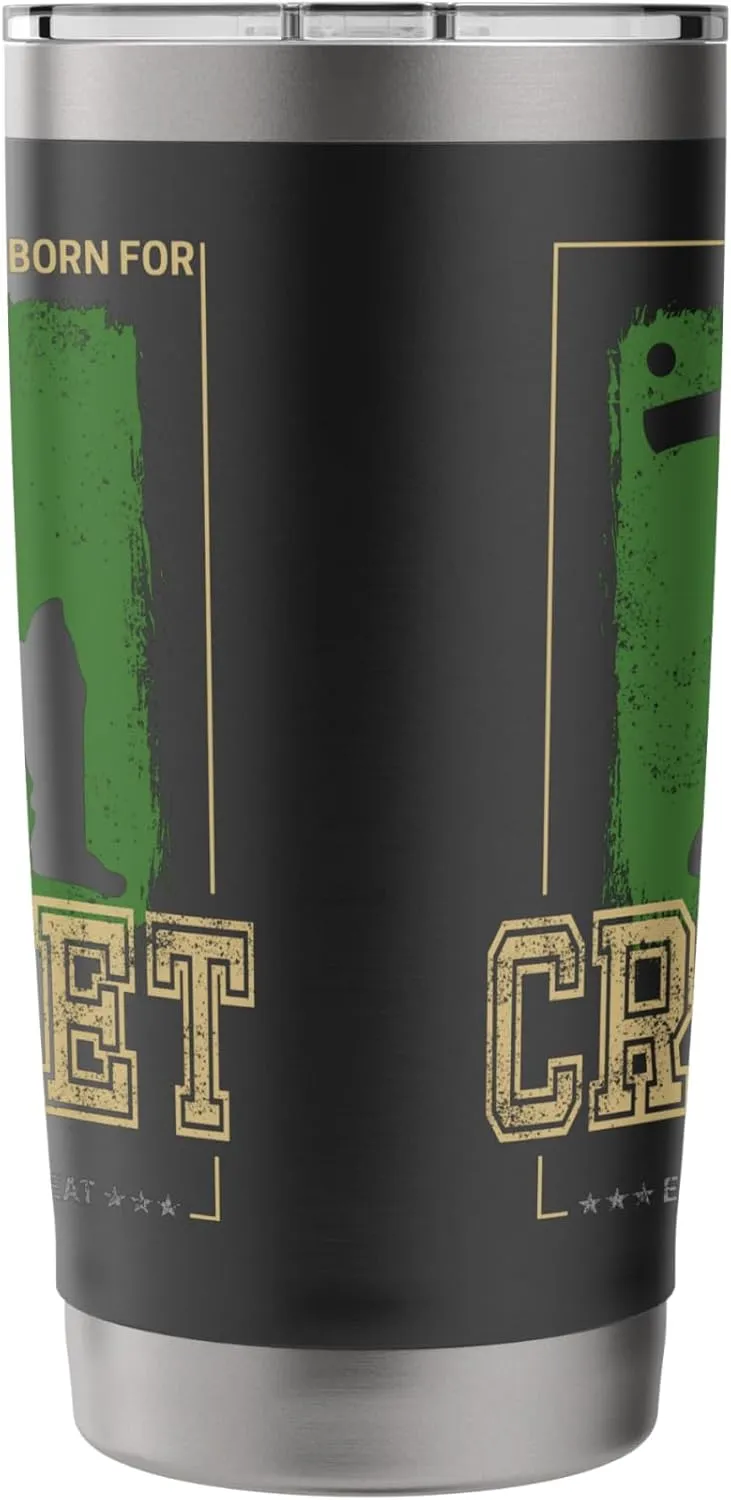 Cricket Batsman Vintage Pitcher Player Trainer and Coach Stainless Steel Insulated Tumbler