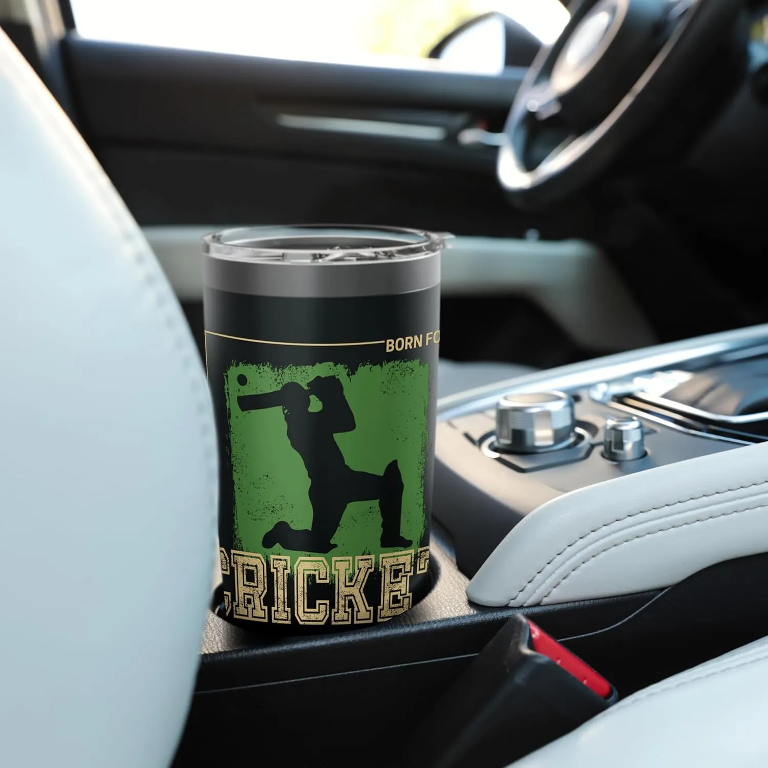 Cricket Batsman Vintage Pitcher Player Trainer and Coach Stainless Steel Insulated Tumbler