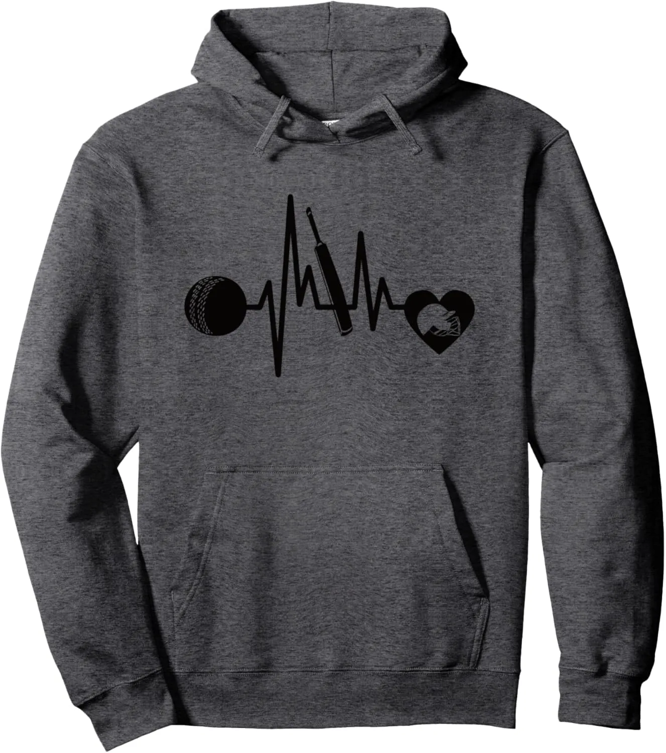 Cricket Heart Cricket Fan Cricket Player Cricket Trainer Pullover Hoodie