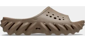 Crocs Echo Slide Mens Sandal Brown Comfortable Lightweight Slipper