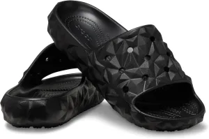 Crocs Unisex-Adult Classic Geometric Slide v2 Black