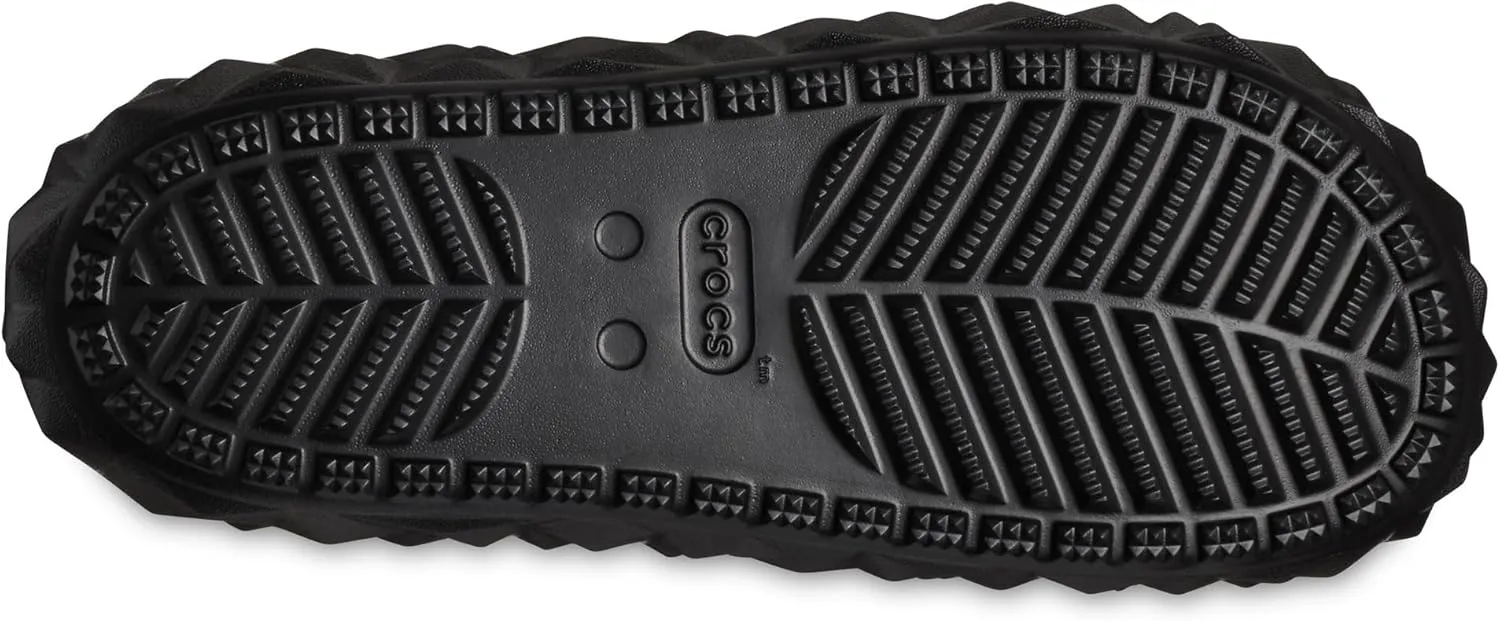 Crocs Unisex-Adult Classic Geometric Slide v2 Black