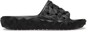 Crocs Unisex-Adult Classic Geometric Slide v2 Black