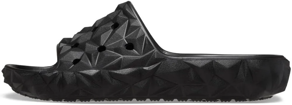 Crocs Unisex-Adult Classic Geometric Slide v2 Black