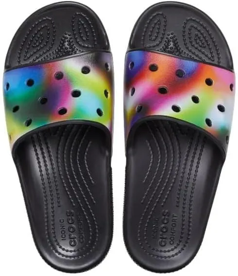 Crocs Unisex Adult Classic Graphic Slides