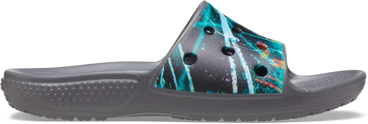 Crocs Unisex-Child Classic Printed Slide Sandal