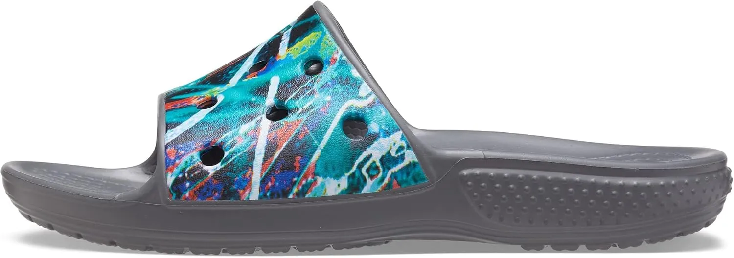 Crocs Unisex-Child Classic Printed Slide Sandal