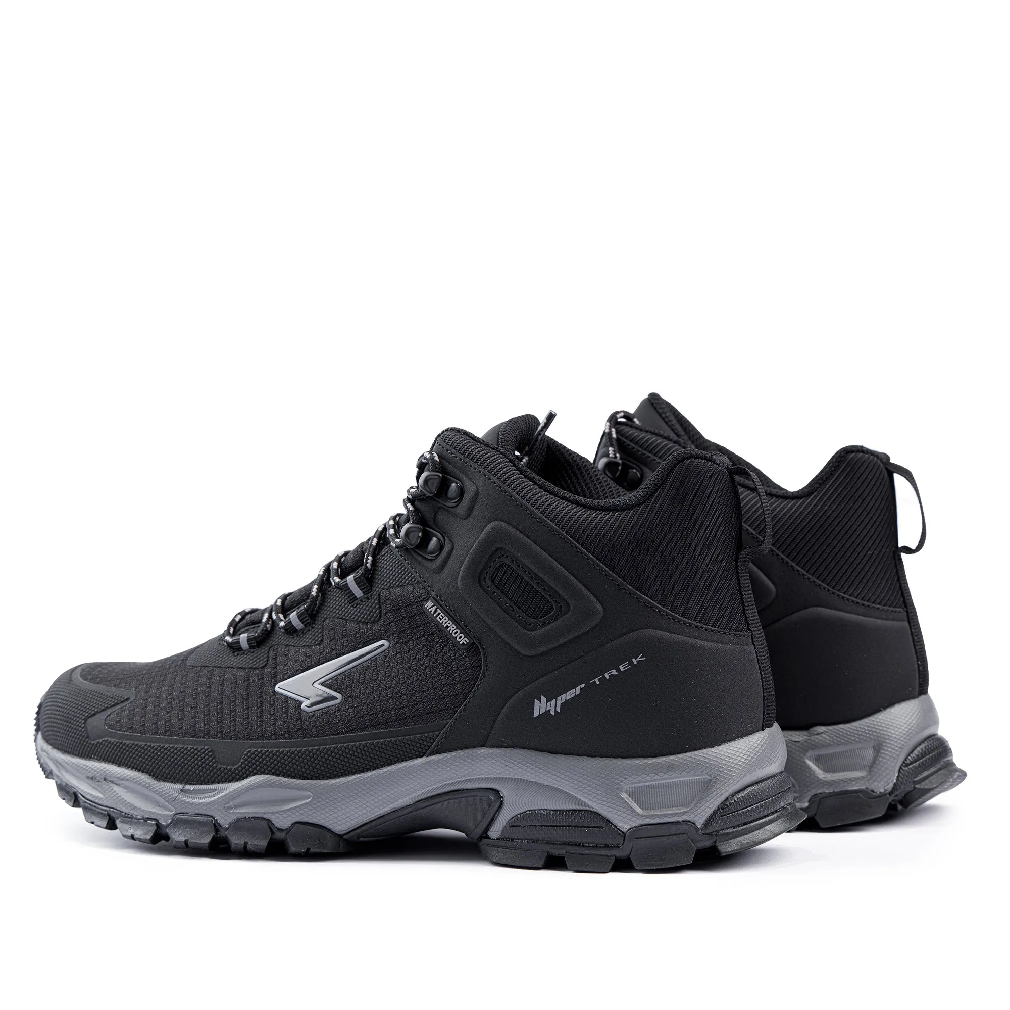 Crusade Mens Waterproof Hiking Boot Black/Black