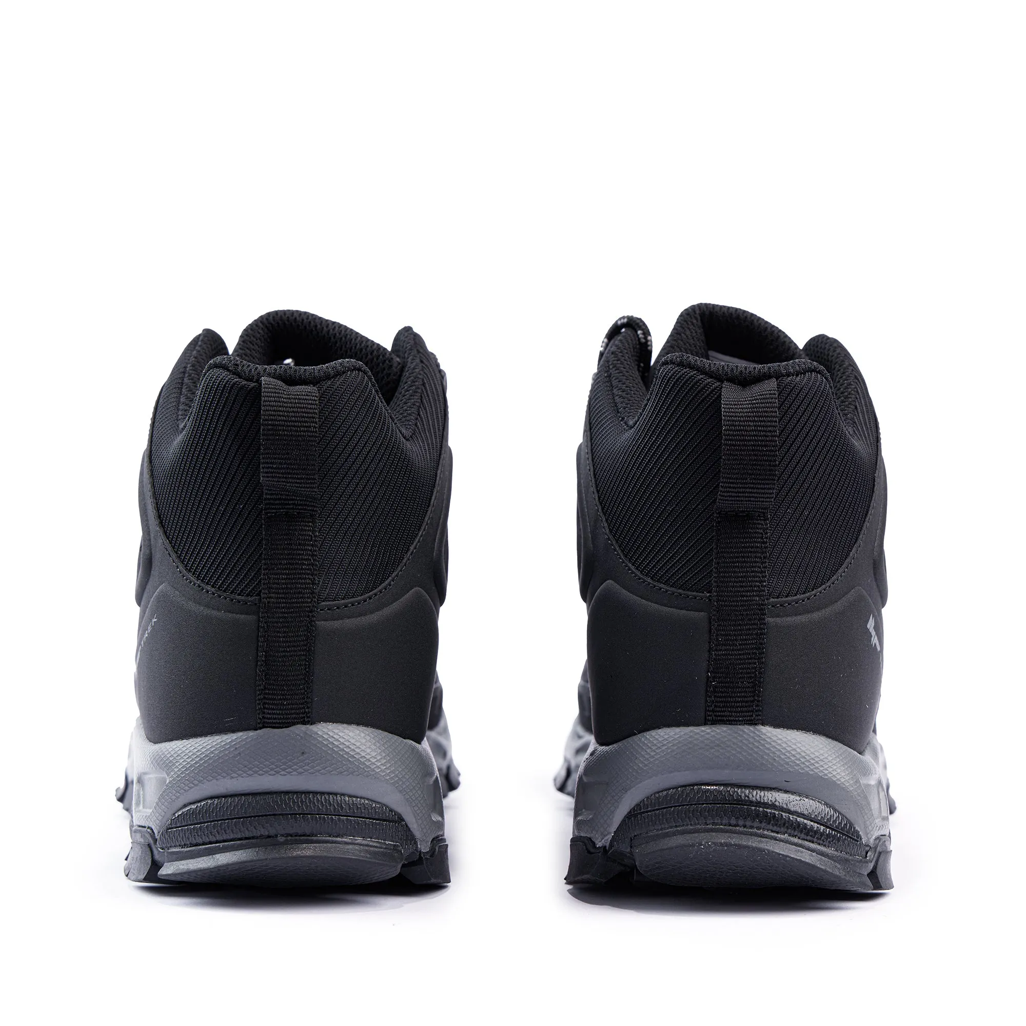 Crusade Mens Waterproof Hiking Boot Black/Black