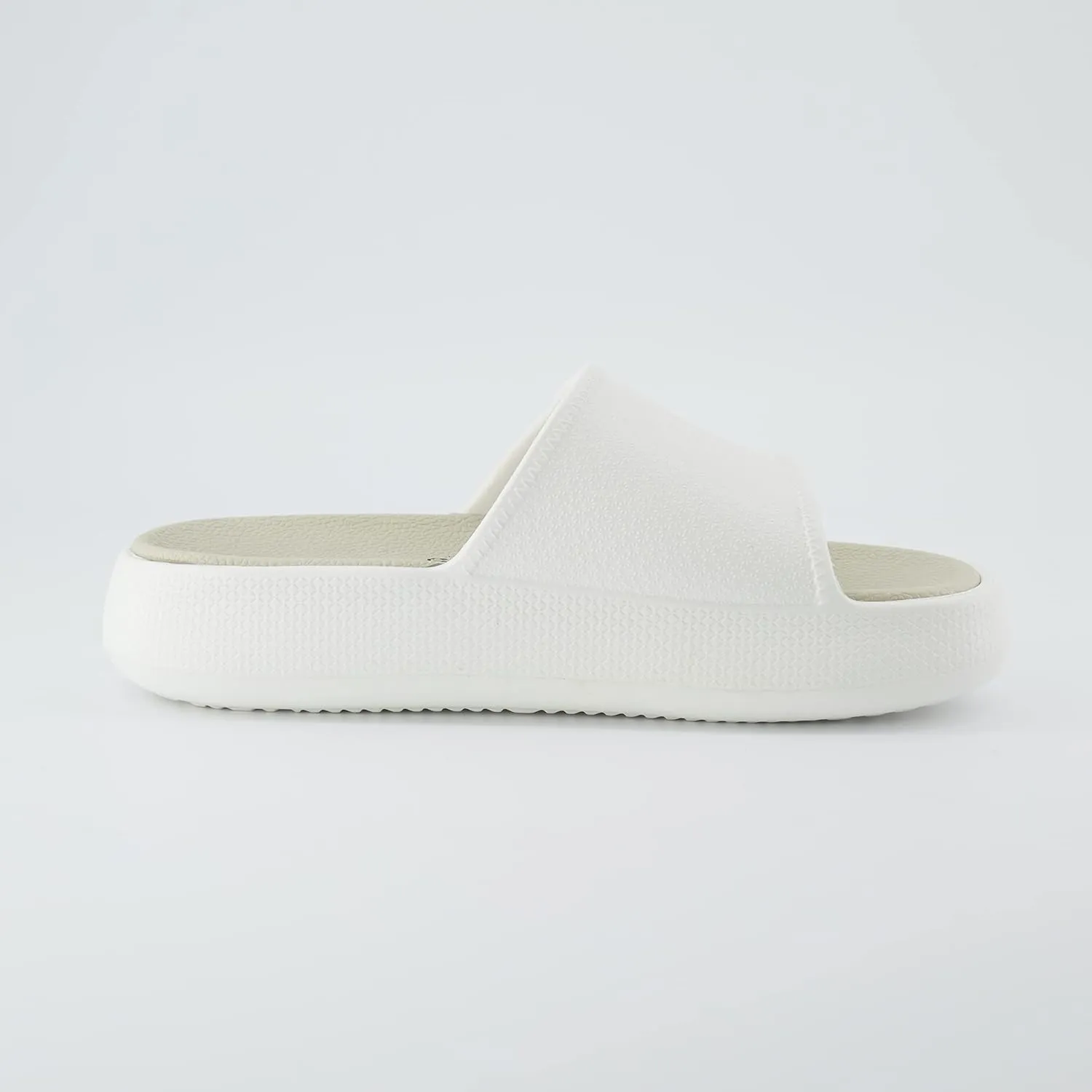 CUSHIONAIRE Women's Biggie recovery slide sandal with  Comfort and adjustable strap