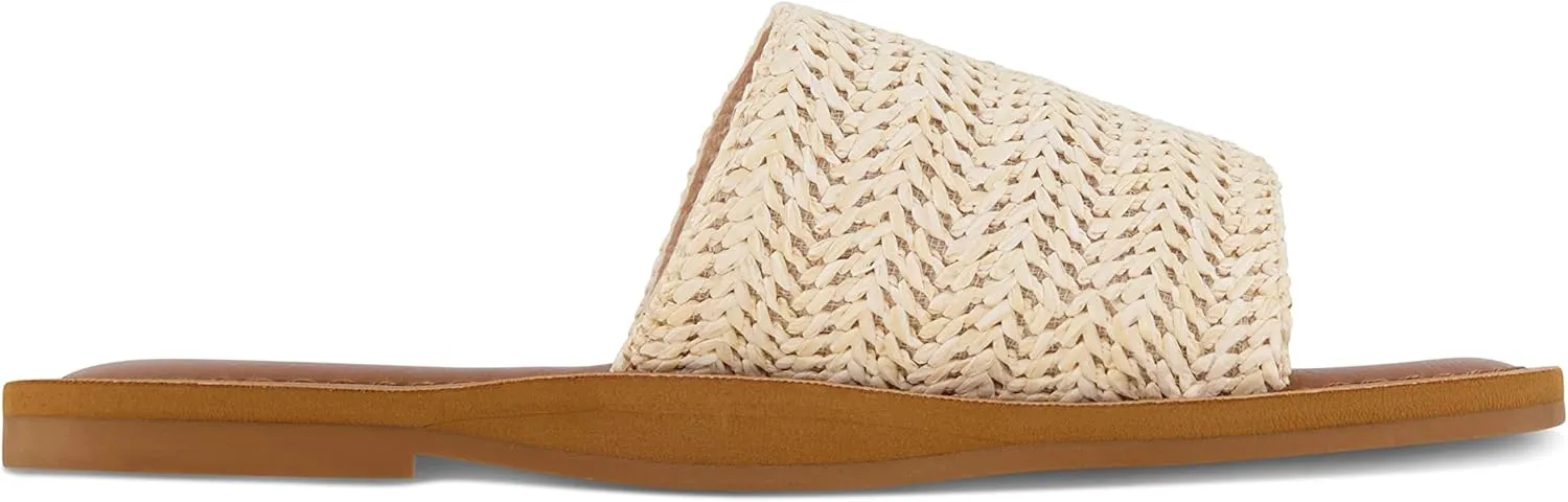 CUSHIONAIRE Women's Carly slide Sandal with Memory Foam