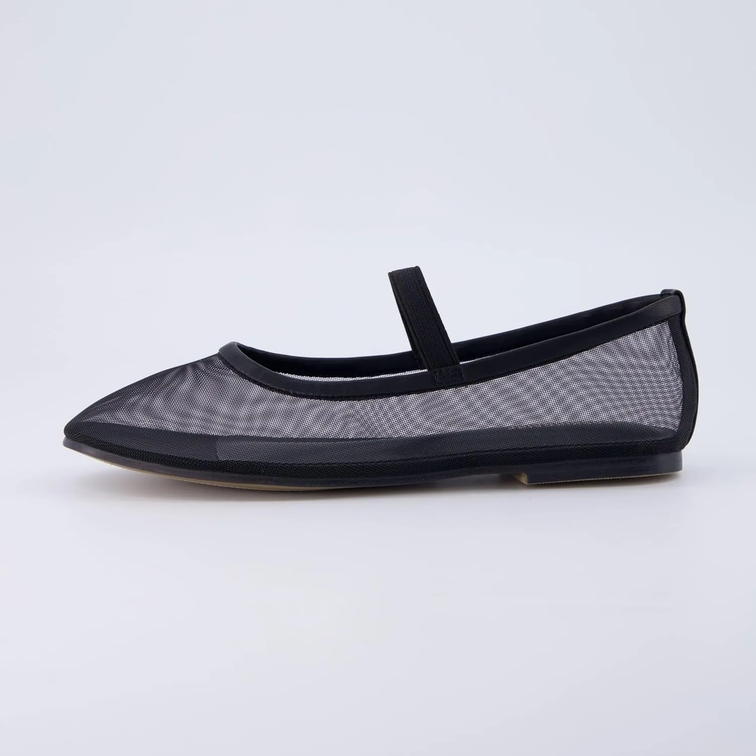 CUSHIONAIRE Women's Echo mesh Bow Flat with  Memory Foam and Wide Widths Available