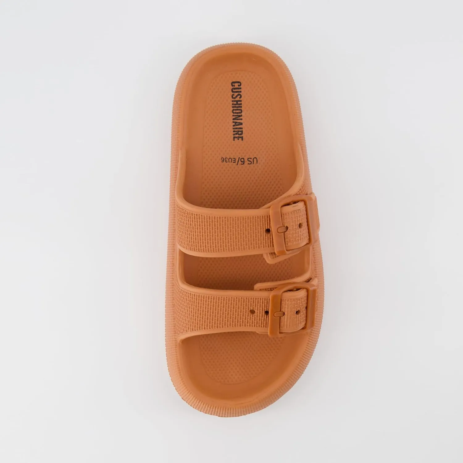 CUSHIONAIRE Women's Fame recovery cloud slide with  Comfort