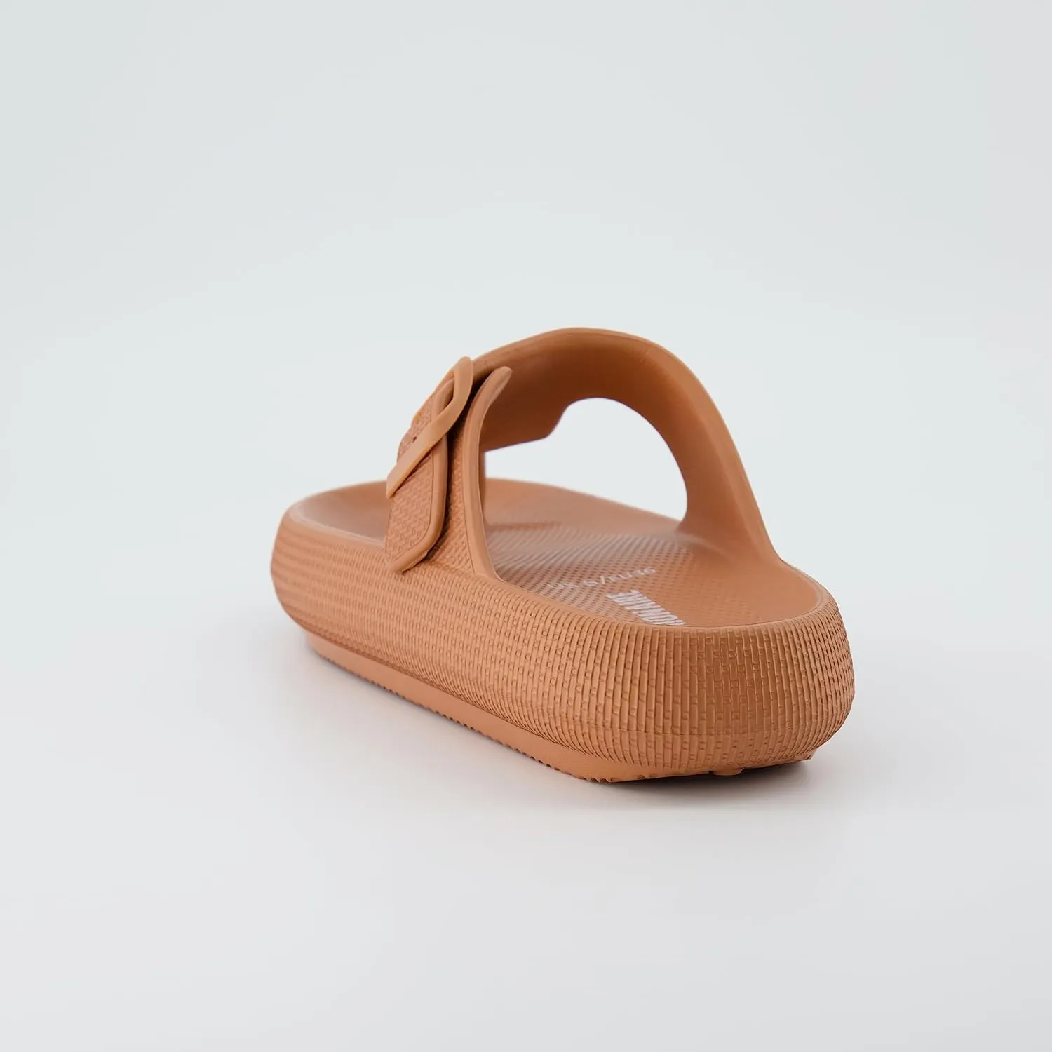 CUSHIONAIRE Women's Flo thong recovery cloud pool slide sandal with  Comfort