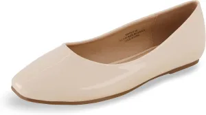 CUSHIONAIRE Women's Skipper Flat with  Memory Foam, Wide Widths Available