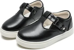 DADAWEN Girls Cute Mary Jane Flats School Uniform Shoes Comfort Sneakers (Toddler/Little Kid/Big Kid)