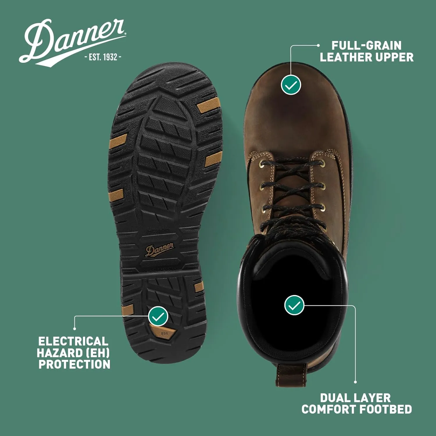 Danner Men's Caliper 8" Work Boot