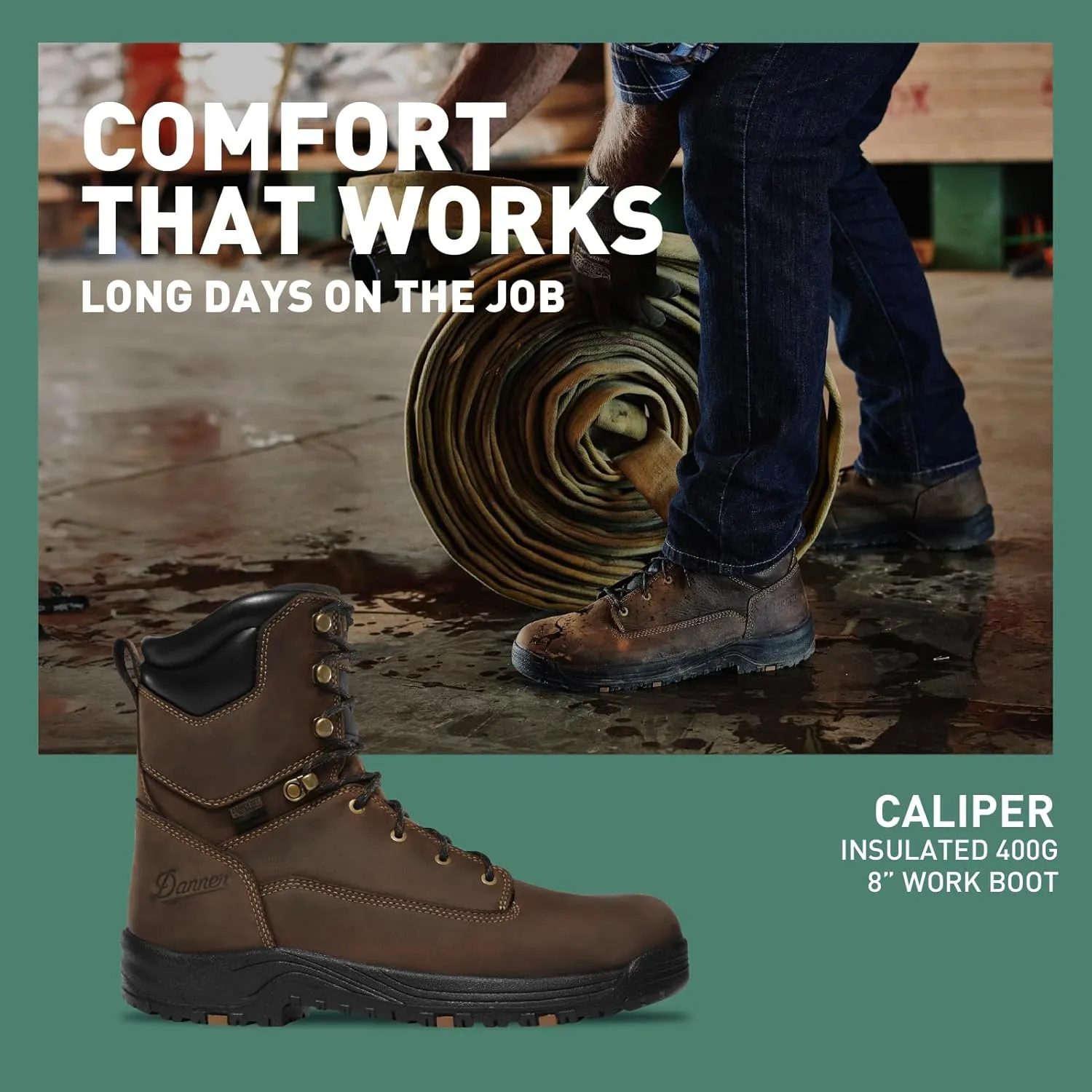 Danner Men's Caliper 8" Work Boot