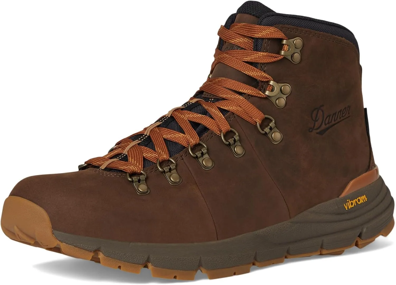 Danner Mountain 600 Leaf Gore-Tex Waterproof Hiking Boots for Men Made with Full-Grain Leather, with Breathable Gore-Tex Barrier and Traction Outsole