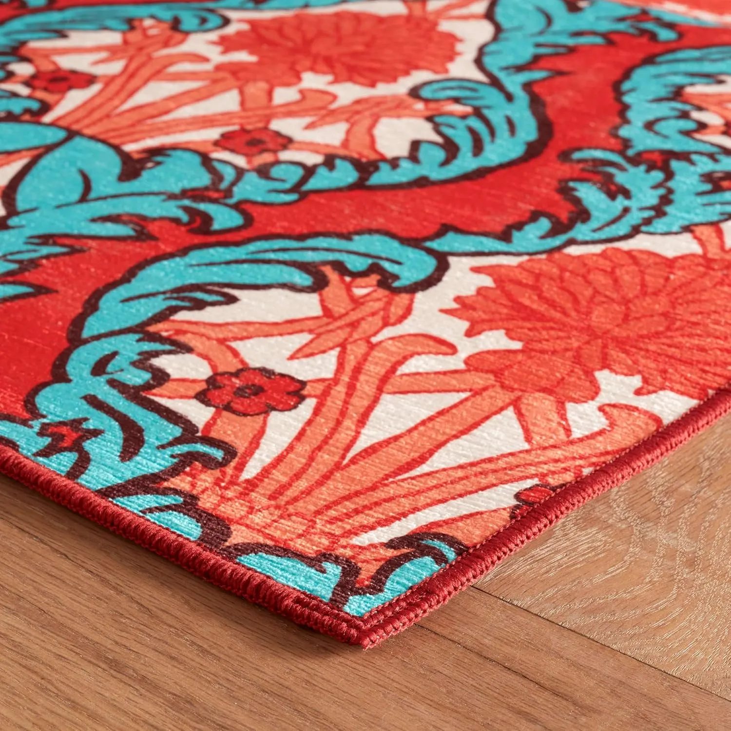 Dash & Albert x Frances Valentine Firenze Multi Machine Washable Rug, 5 X 8 Feet, Multi Geometric Pattern