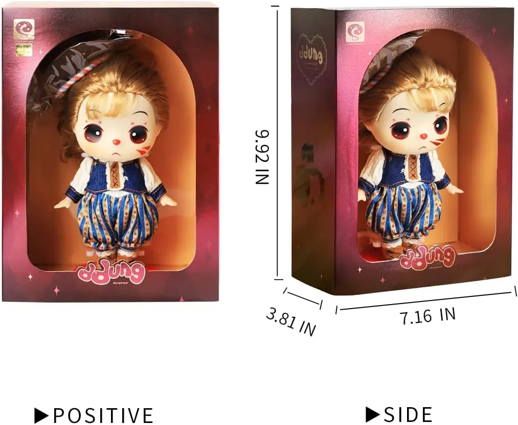 Ddung Dongji [Circus Series] Animal Trainer, Dress-Up Doll, Box Figure Decoration, Reusable Toy Set, Suitable for Gifts for People Over 3 Years Old!