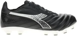 Diadora Brasil Elite 2 LT LP12 Firm Ground Soccer Shoe - Ultra-Soft, Water-Resistant Full-Grain Calfskin Upper, Non-Stretch Fabric Lining, Non-Slip PU Heel Lining, Insole with Flex Points