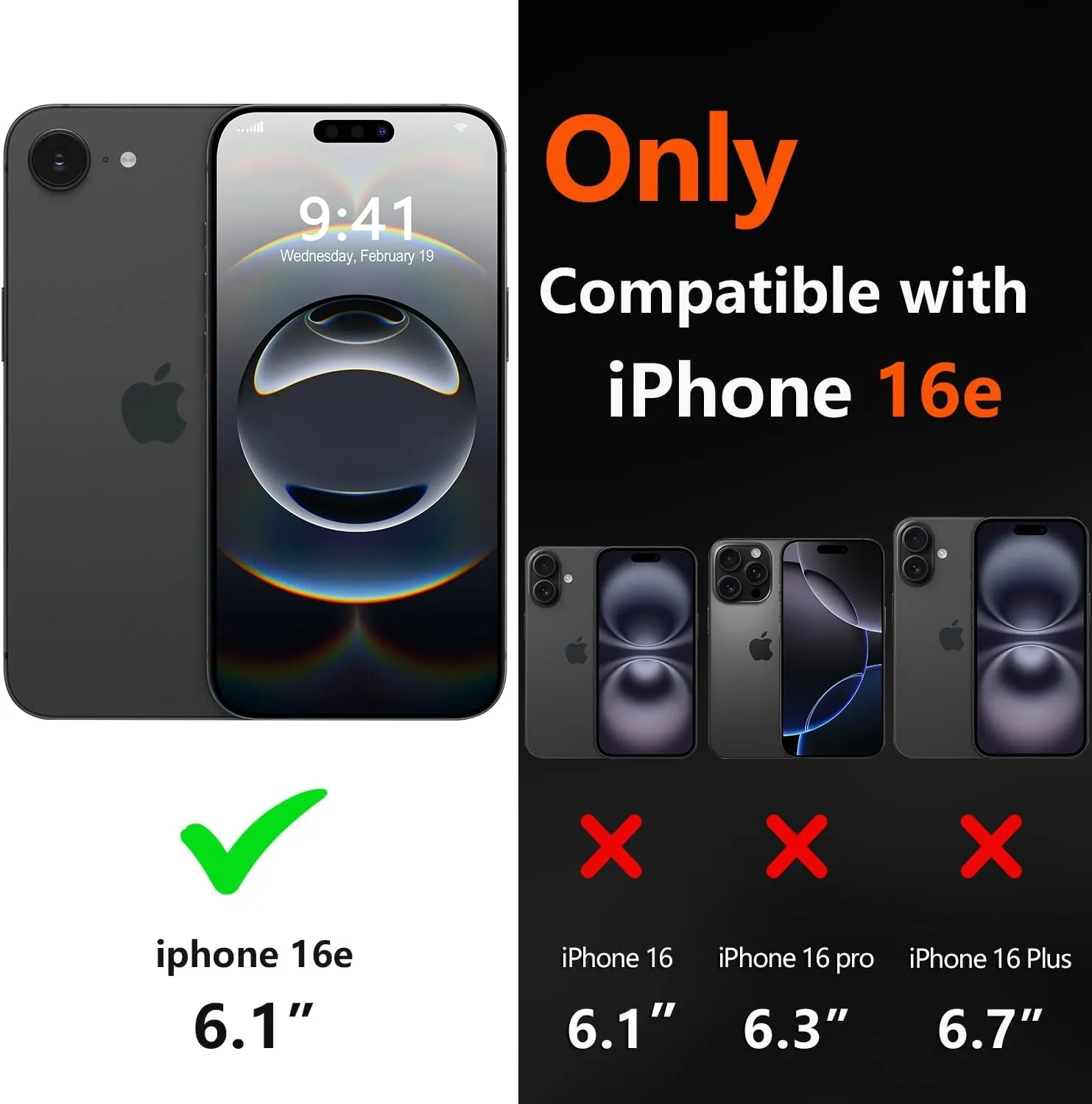 Diverbox for iPhone 16e Case [Compatible with MagSafe] [Shockproof] [Dropproof] [with Screen Protector ] Heavy Duty Protection Phone Case Cover for Apple iPhone 16e 2025 6.1 inch (Dark Green)