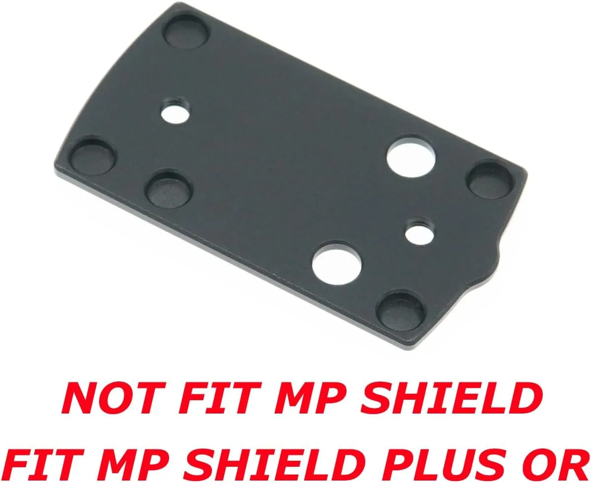DPP Titanium Optic Adapter/Mount Plate Compatible with MP Shield Plus Kimber R7 Mako Holosun 407K/507K