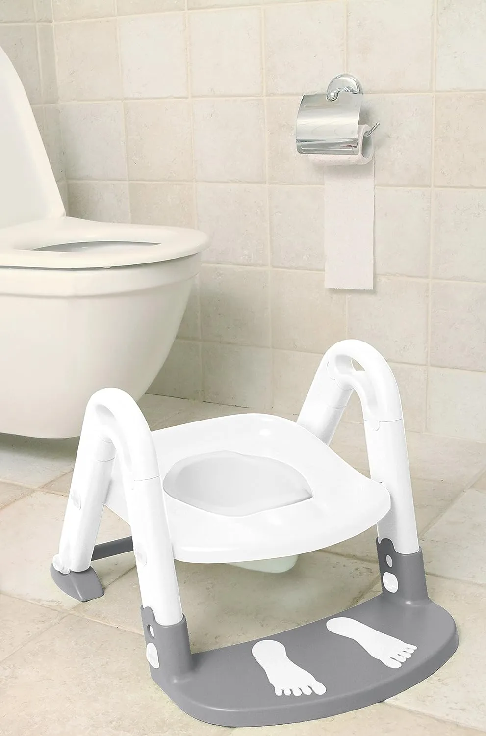 Dreambaby Toilet Trainer - White/Grey