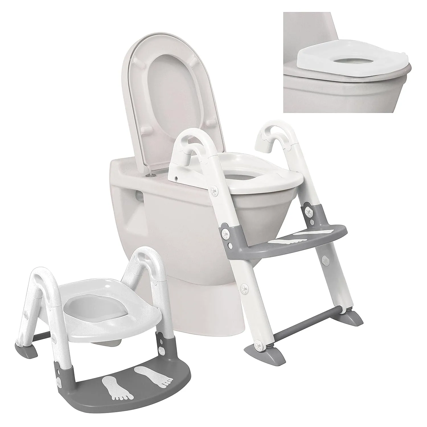 Dreambaby Toilet Trainer - White/Grey