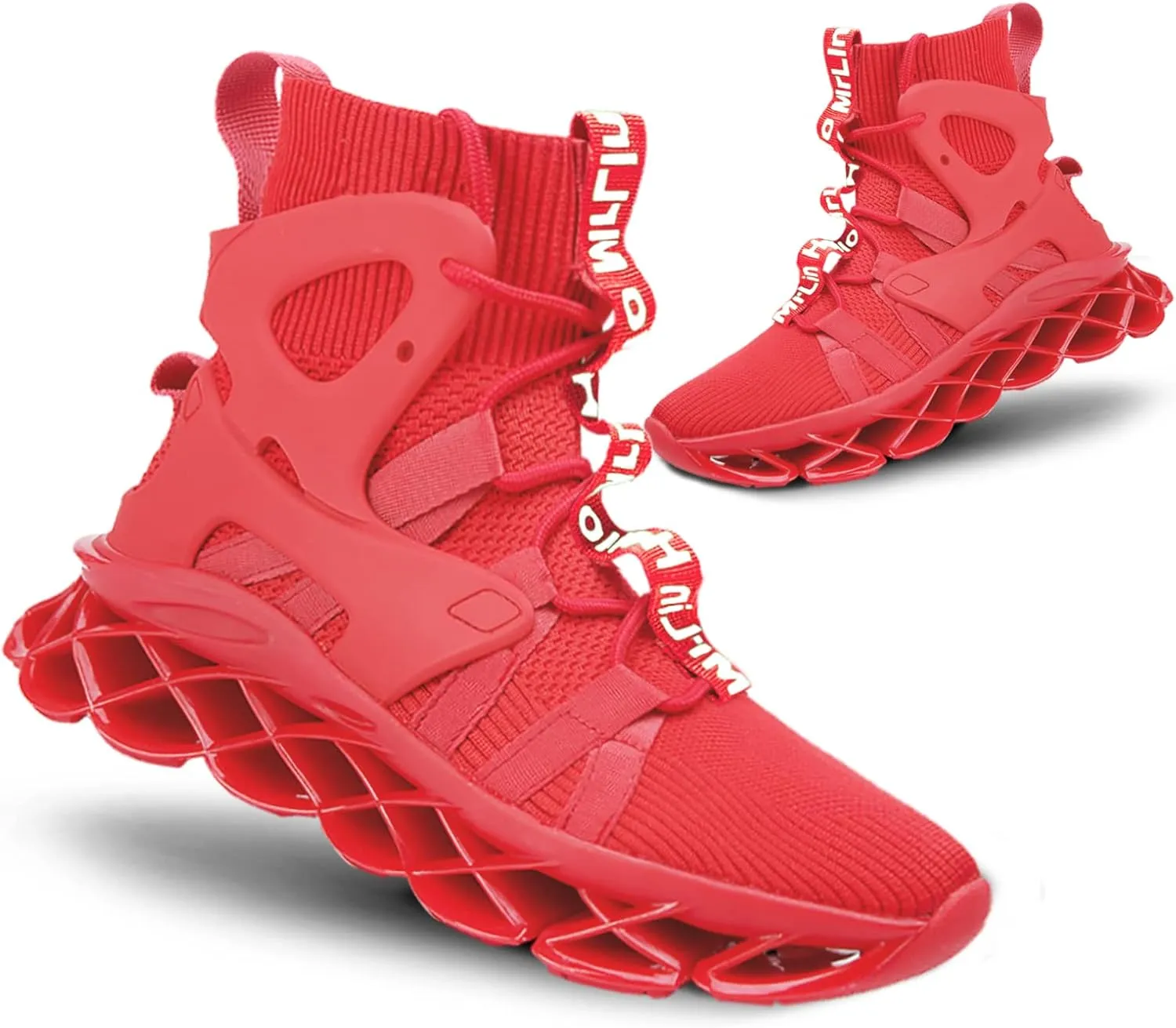 DUDHUH Women's Fashion Sneakers Running Shoes Womens Non Slip Comfortable Blade Type Athletic Walking Shoes for Women