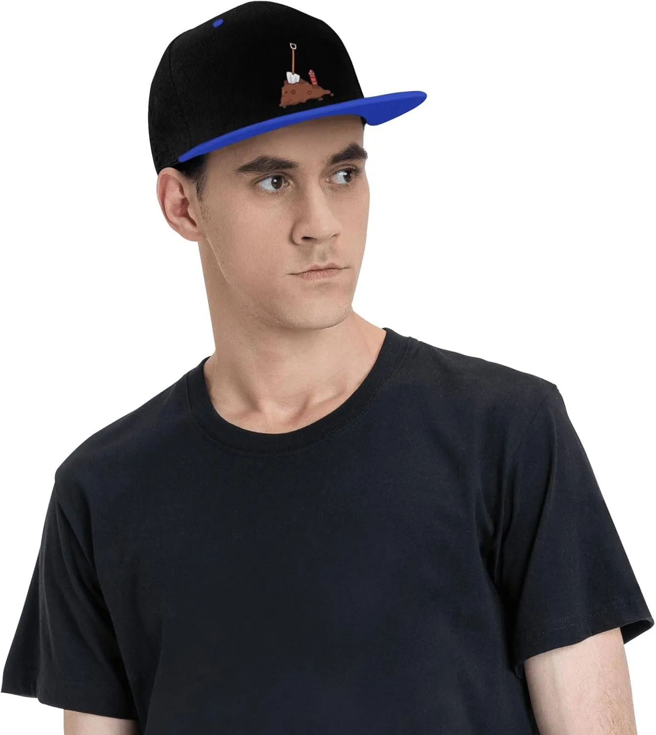 Earthworms and Shovels Snapback Hat for Men Women Baseball Cap Trucker Flat Bill Hats Dad Caps