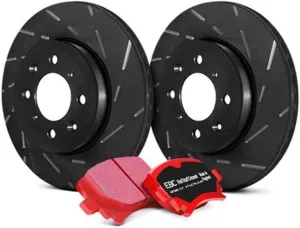 EBC S4KR1121 Stage-4 Signature Brake Kit, BLACK