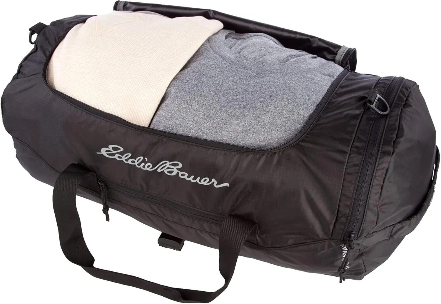 Eddie Bauer Stowaway Packable Duffel Bag | Travel | Foldable | Lightweight | Durable | Ripstop Polyester | 23" Length | 45L Capacity