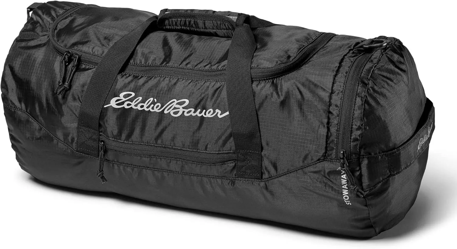 Eddie Bauer Stowaway Packable Duffel Bag | Travel | Foldable | Lightweight | Durable | Ripstop Polyester | 23" Length | 45L Capacity
