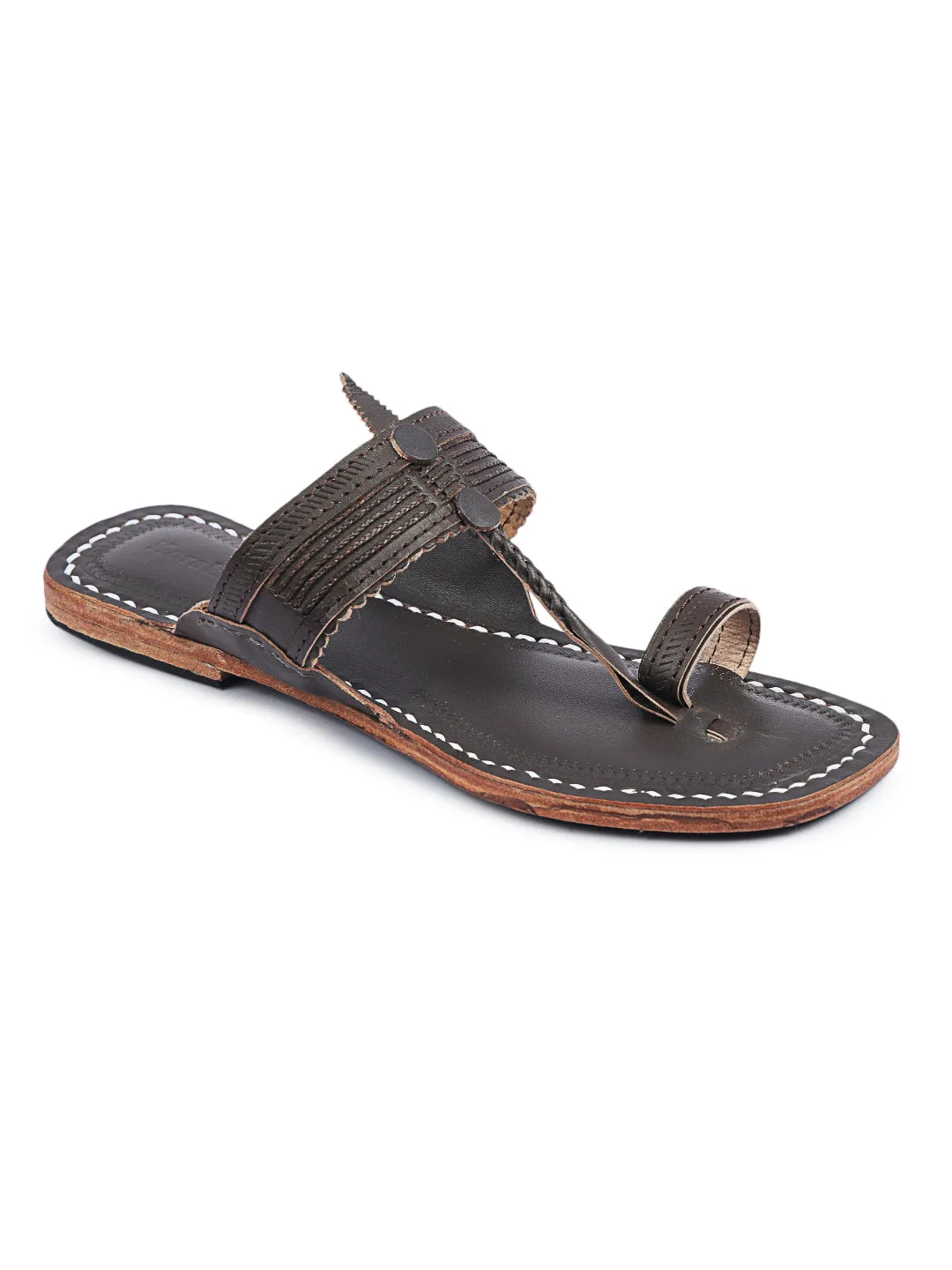 Elegant - Five Braids Women's Kolhapuri Chappal