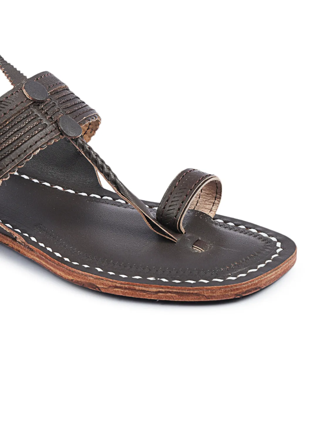 Elegant - Five Braids Women's Kolhapuri Chappal