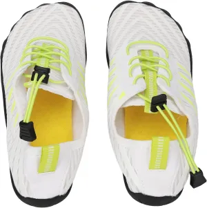 EVGATSAUTO Beach Shoes, Quick Drying White Rubber and Water Shoes in Elastic Fabric Lightweight for Hiking