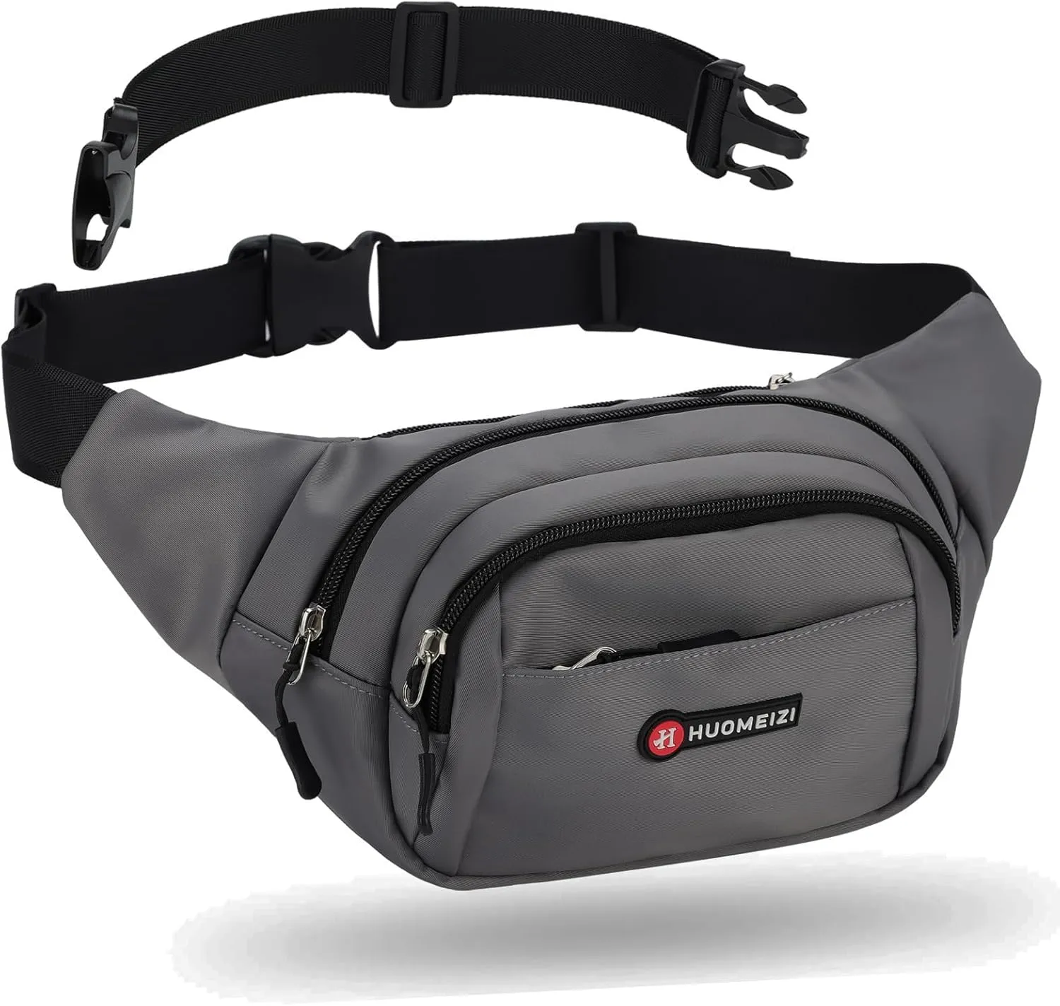 Fanny Pack Men Women Plus Size with Extender Strap 70",Extra Large Crossbody Waist Bag with Adjustable Belt, Fashion Hip Bum Bag for Outdoors Workout Traveling Casual Hiking Walking Cycling