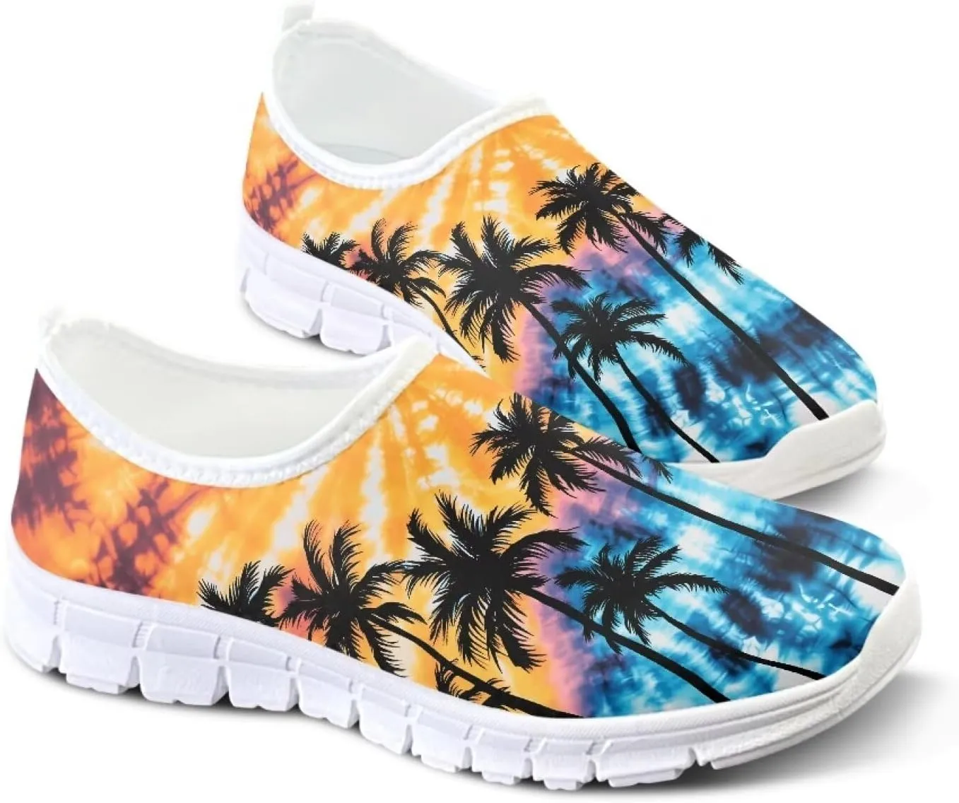 Fashion Slip On Walking Shoes for Women Ladies Casual Tennis Shoes