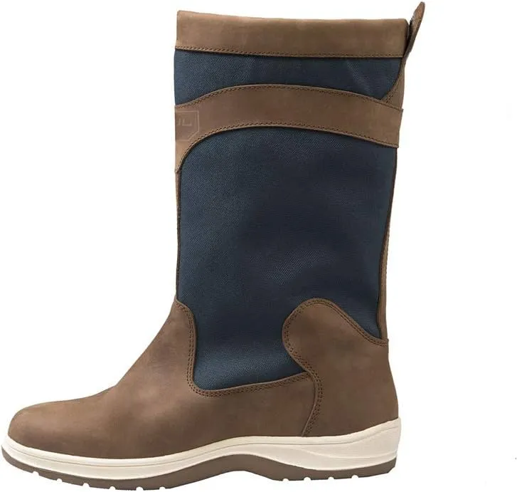 Fastnet Deck Sailing Boots Tan Navy Ds1005 - Unisex. Waterproof & Breathable - Flexible Force Lasting (strobel) Construction