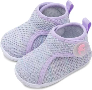 FEETCITY Lightweight Baby Sock Shoes Baby Walking Shoes Boys Girls Infant High-Top Shoe 12-18 Months