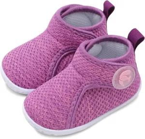 FEETCITY Lightweight Baby Sock Shoes Baby Walking Shoes Boys Girls Infant High-Top Shoe 12-18 Months