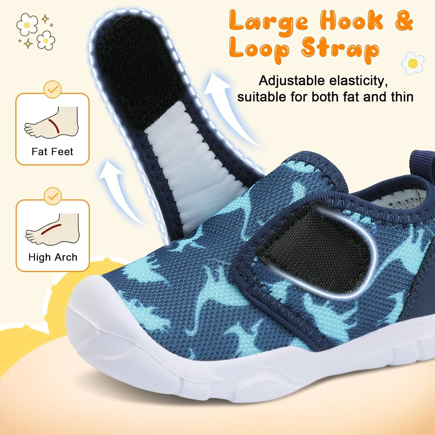 FEETCITY Toddler Shoes Boys Girls Toddler Slip On Sneakers Kids Tennis Shoes Sports Shoe Walking Shoe