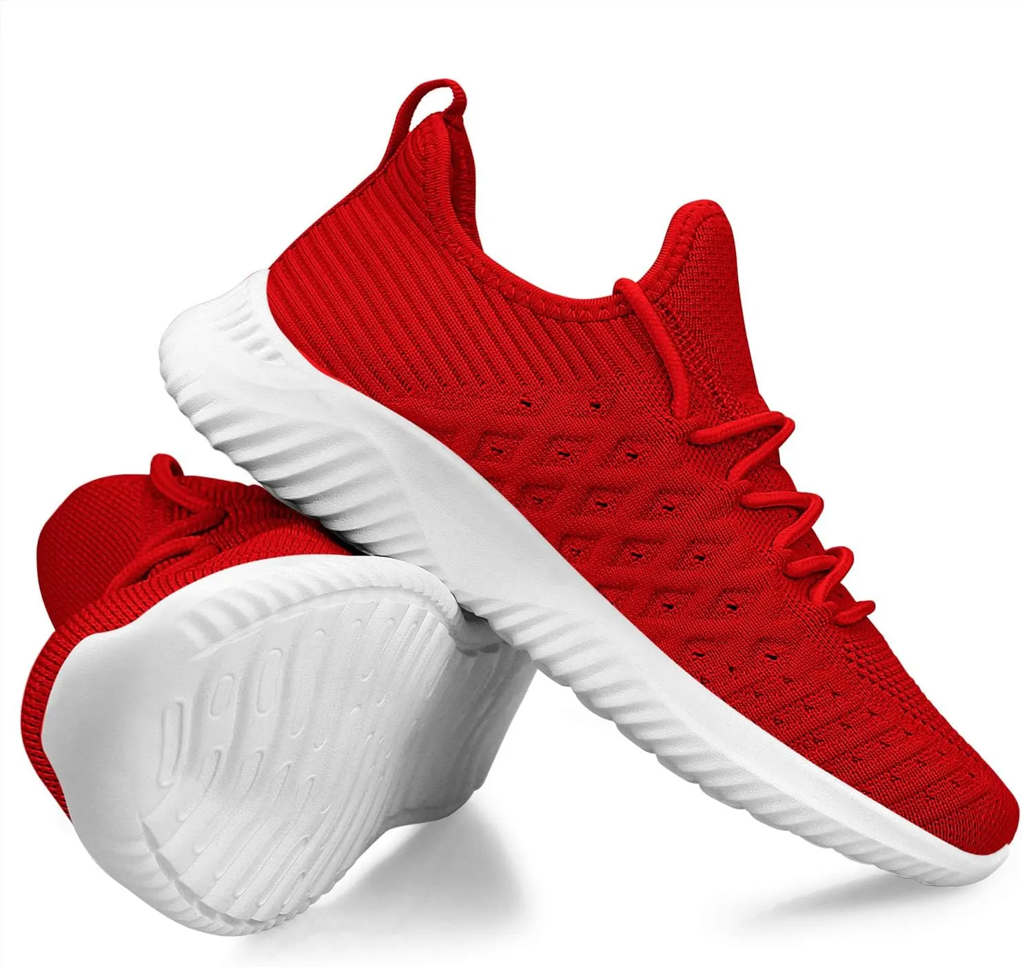 Feethit Womens Slip On Walking Shoes Non Slip Running Shoes Breathable Workout Shoes Lightweight Gym Sneakers