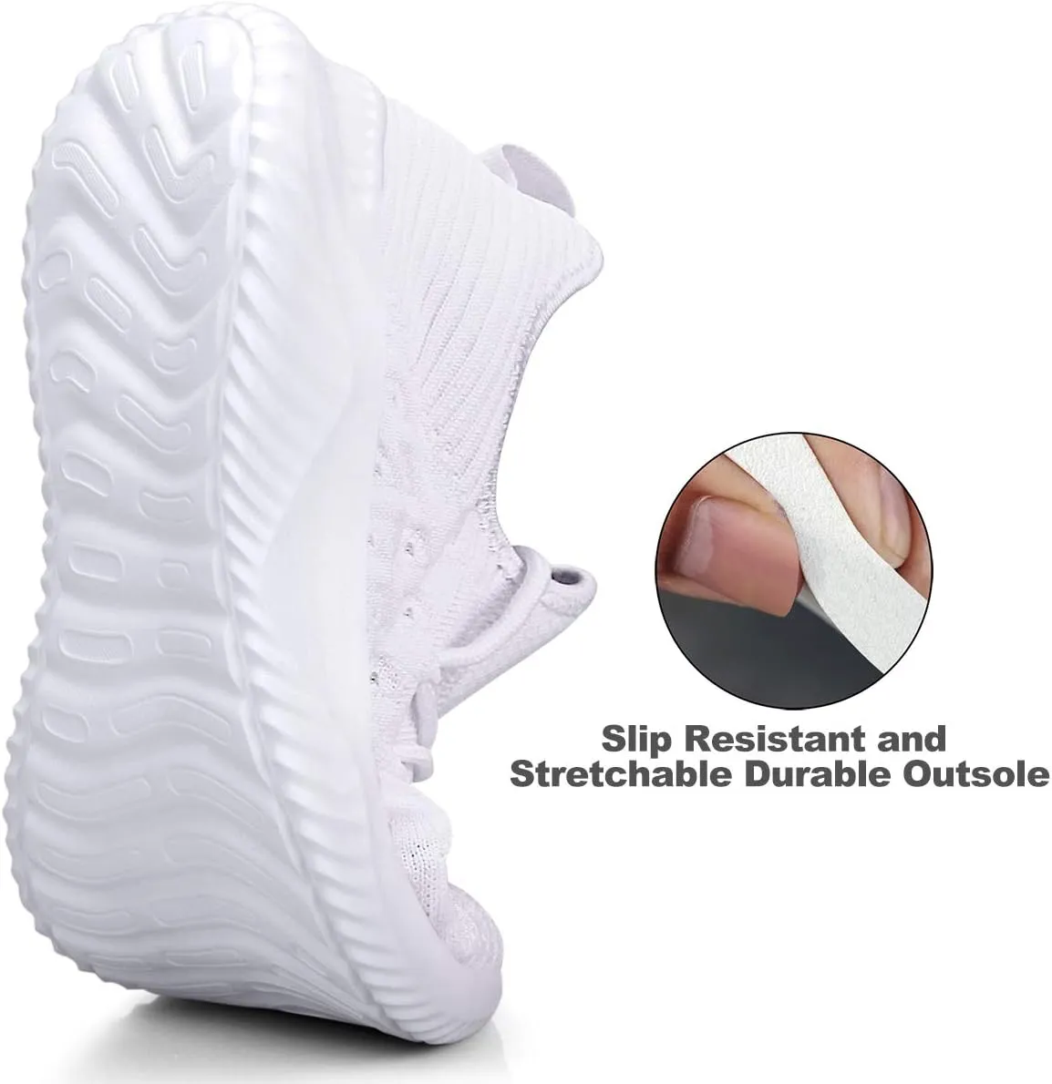 Feethit Womens Slip On Walking Shoes Non Slip Running Shoes Breathable Workout Shoes Lightweight Gym Sneakers