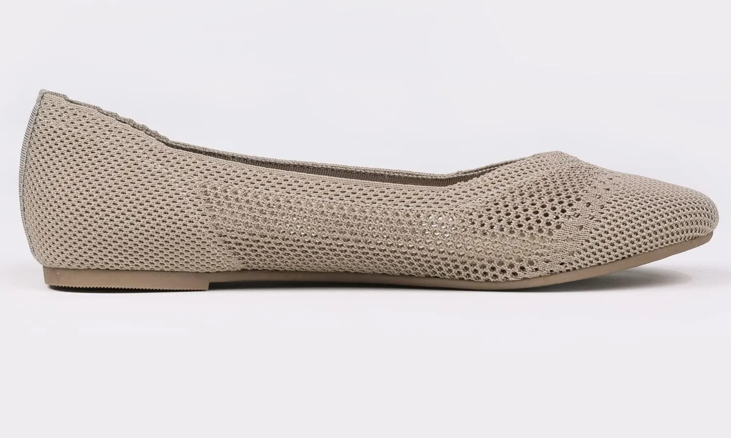 Feversole Women's Woven Fashion Breathable Knit Flat Shoes