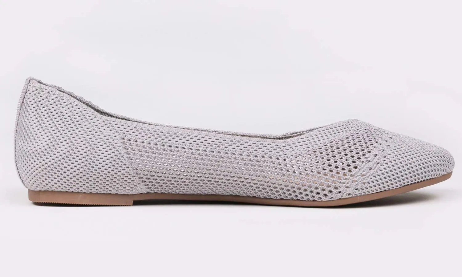 Feversole Women's Woven Fashion Breathable Knit Flat Shoes