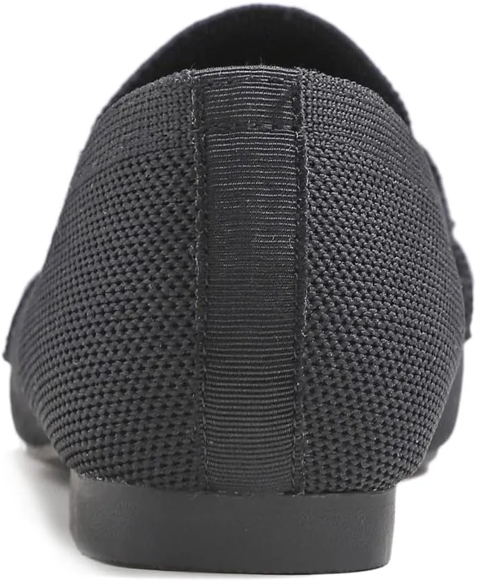 Feversole Women's Woven Fashion Breathable Knit Flat Shoes